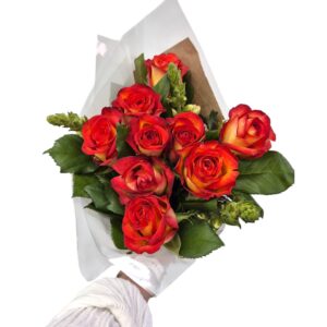 bright roses red